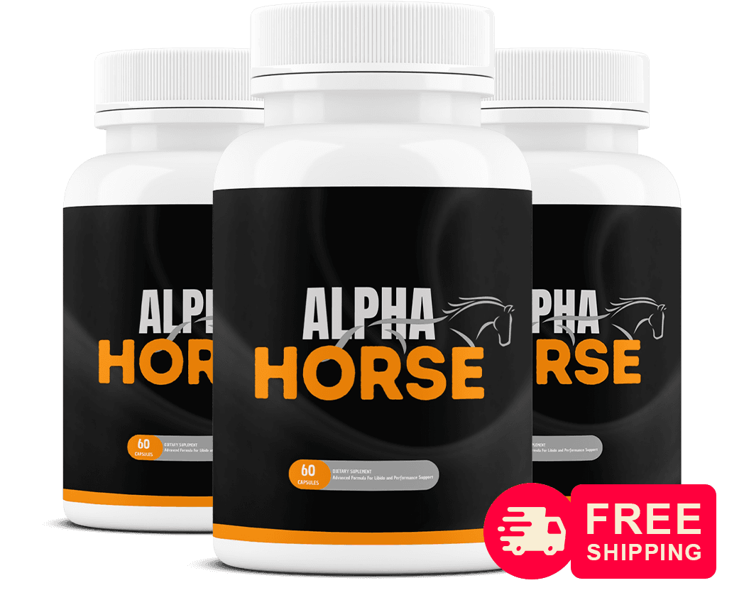 3 bottles of Alpha Horse